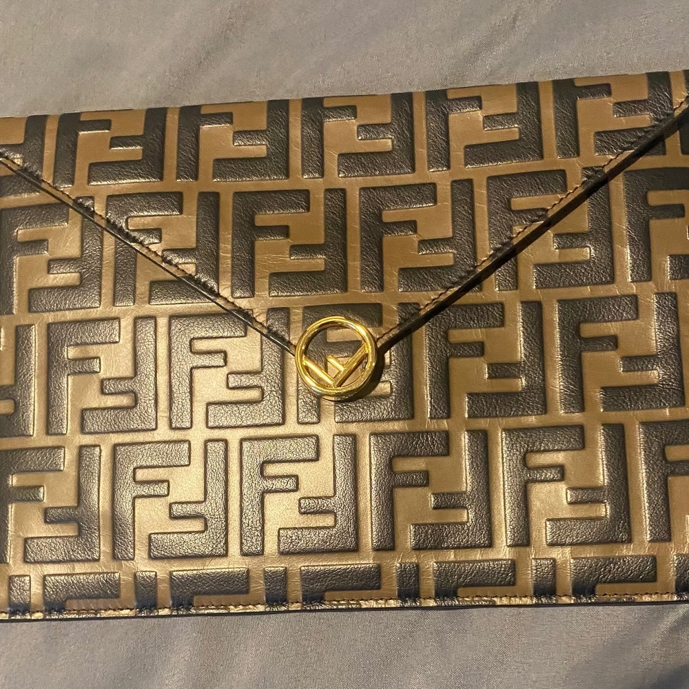 Fendi envelope clutch